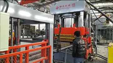 液壓磚機處理固廢、泥巴磚